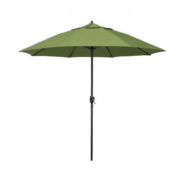California Umbrella 7.5' Bronze Aluminum Market Umbrella, Sunbrella Spectrum Cilantro 194061336007 - main